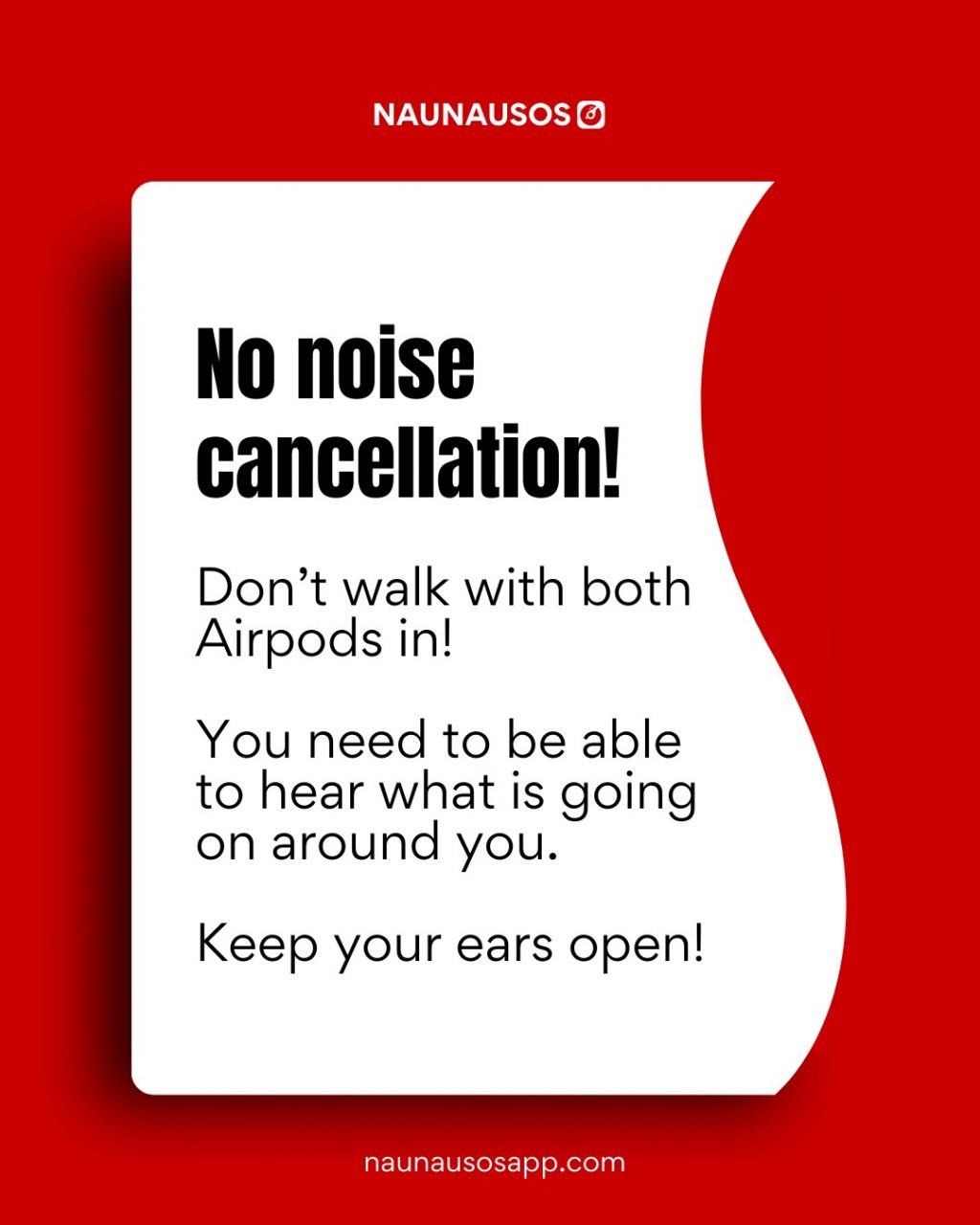 Instagram post from naunausosapp. This post is in position 1.