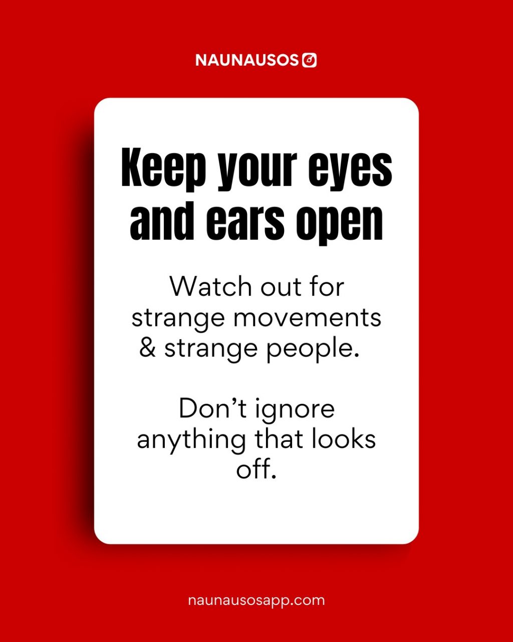 Instagram post from naunausosapp. This post is in position 3.