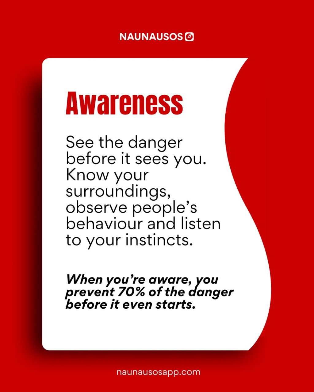 Instagram post from naunausosapp. This post is in position 1.