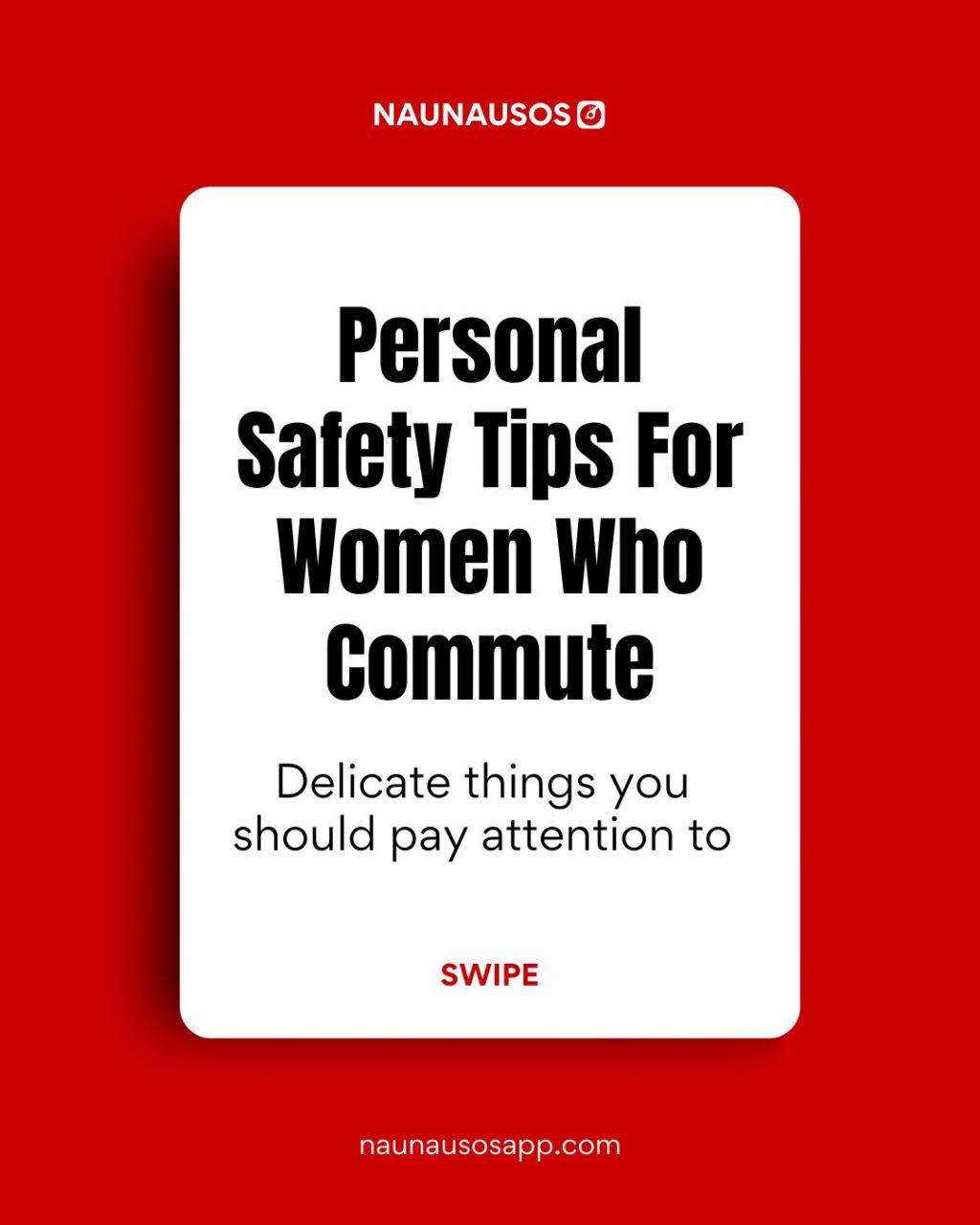 Instagram post from naunausosapp. This post is in position 0.