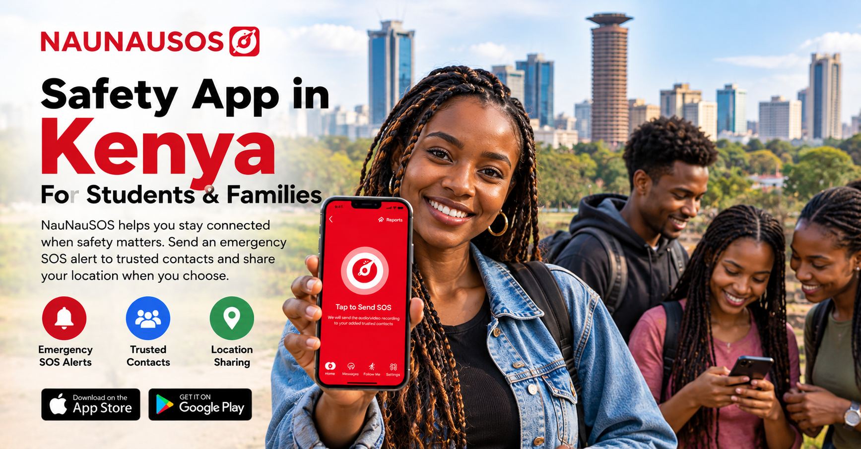 NauNauSOS Kenya Safety App