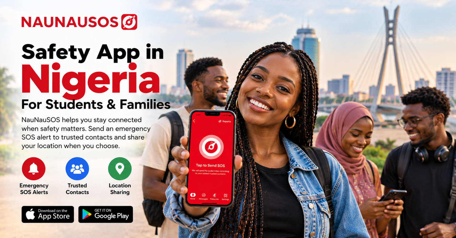 NauNauSOS safety app for students and families in Nigeria